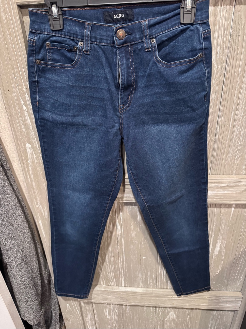 AERO Women’s Dark Blue Skinny Jeans - Stretch Denim